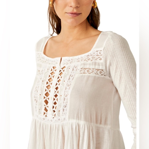Free People Pretty Please Tunic Top - Picture 6 of 13